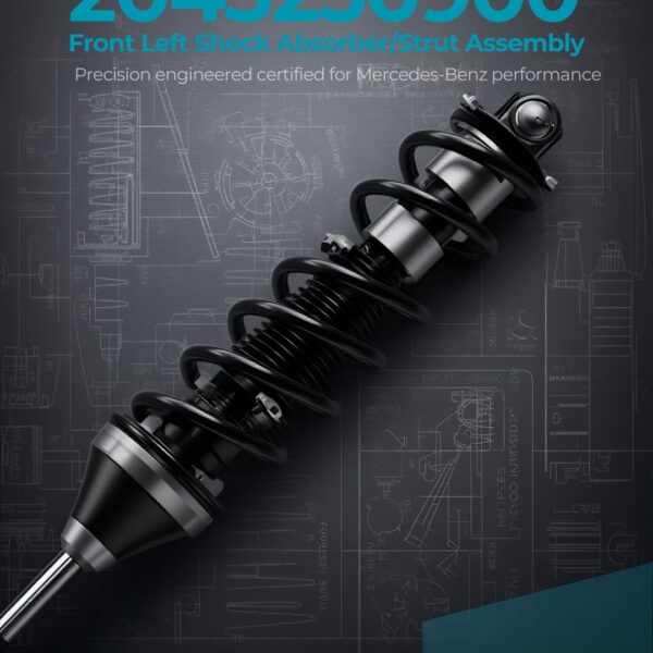 Front left Shock absorber / strut assembly